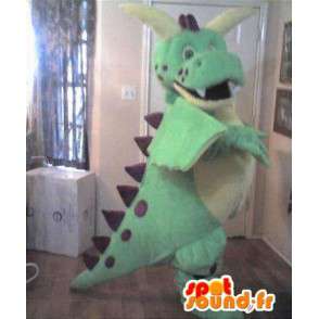 Green Dinosaur Mascot Plush - Dinosaur Costume - MASFR002736 - Mascots dinosaur