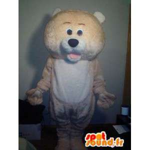 Teddy bear mascot orange - orange bear costume - MASFR002740 - Bear mascot