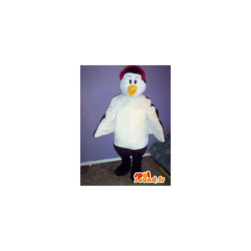 Mascot penguin with earmuffs - Penguin Costume - MASFR002747 - Penguin mascots