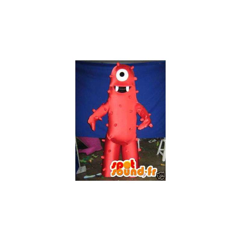 Mascot vermelho extraterrestre - traje vermelho monstro - MASFR002749 - mascotes monstros