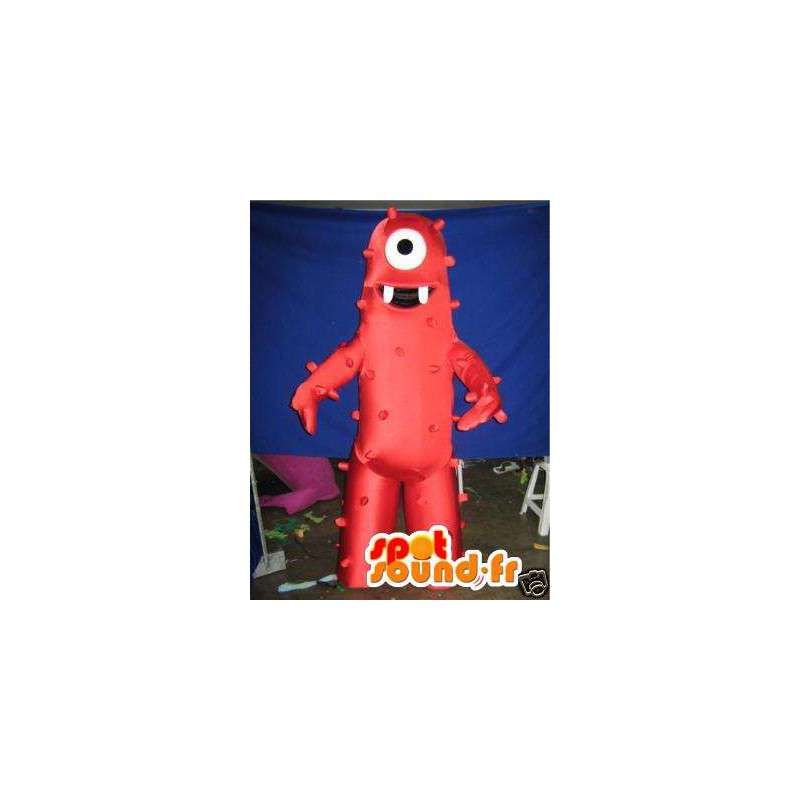 Röd främmande maskot - Röd monsterdräkt - Spotsound maskot