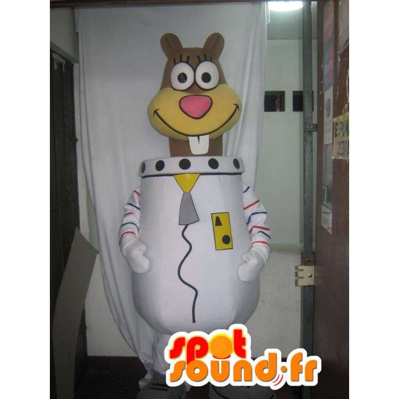 Astronauta bóbr maskotka - bóbr kostium przestrzeń - MASFR002755 - Beaver Mascot