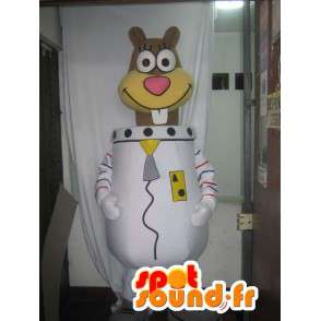 Astronaut mascot beaver - beaver costume space - MASFR002755 - Beaver mascots