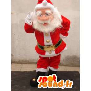 Mascot realistico Santa - Babbo Natale Costume - MASFR002758 - Mascotte di Natale