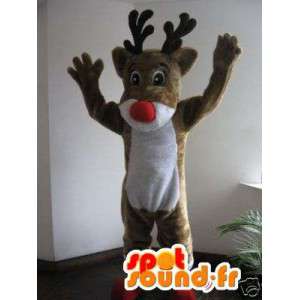 Mascot renne di Babbo Natale - Renna Costume Brown - MASFR002762 - Mascotte di Natale