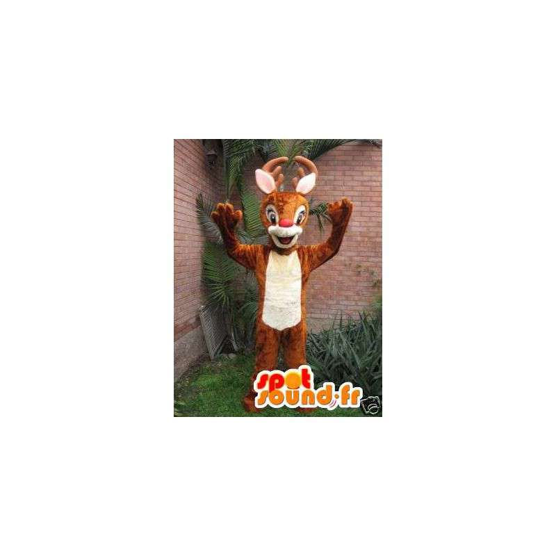 Mascot Santa's reindeer - Reindeer Costume Brown - MASFR002763 - Christmas mascots