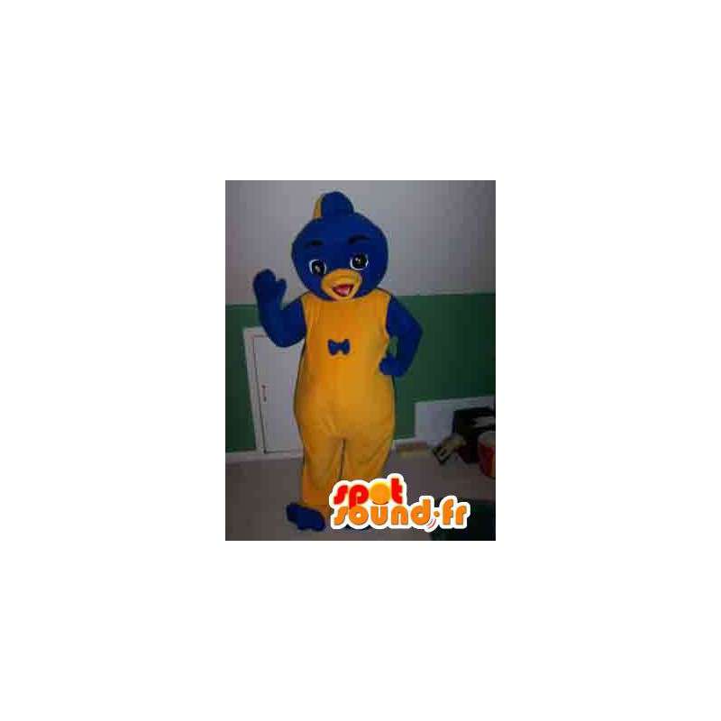 Maskotka misia niebieski - niebieski kostium niedźwiedzia - MASFR002767 - Maskotka miś