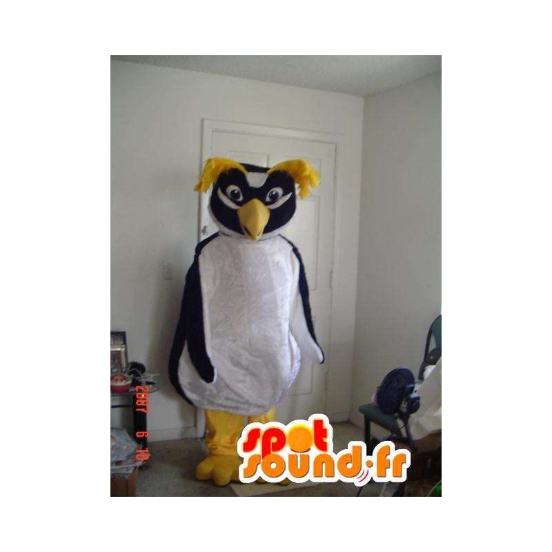 Penguin costume nero bianco e giallo - Costume Pinguino - MASFR002768 - Mascotte pinguino