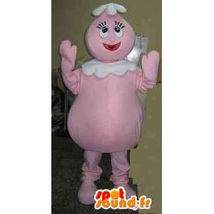 Mascot manier Barbamama roze - roze kostuum Barbamama - MASFR002769 - Celebrities Mascottes