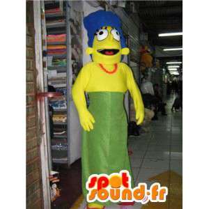 Maskot kreslená Marge Simpsonová - Marge převlek - MASFR002771 - Maskoti The Simpsons
