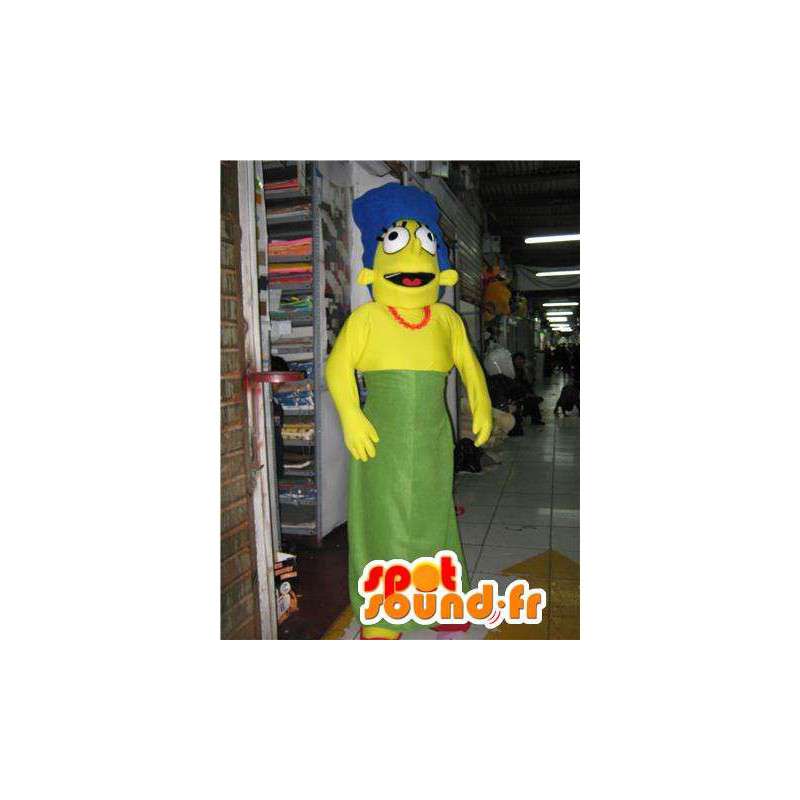 Maskot kreslená Marge Simpsonová - Marge převlek - MASFR002771 - Maskoti The Simpsons