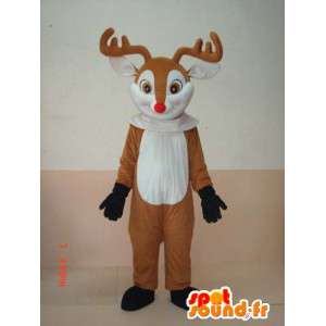 Maskotka Deer drewno - Animal Costume z lasu  - MASFR00176 - Stag and Doe Maskotki