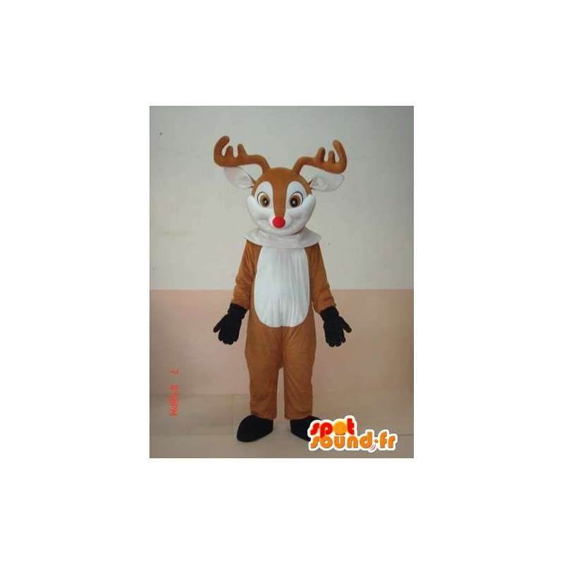 Mascotte Cerf des bois - Costume animal sorti de la forêt  - MASFR00176 - Mascottes Cerf et Biche
