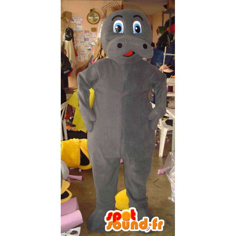 Flodhesten maskot - Hippo Costume - MASFR002781 - Hippo Maskoter