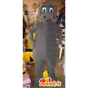 Flodhesten maskot - Hippo Costume - MASFR002781 - Hippo Maskoter