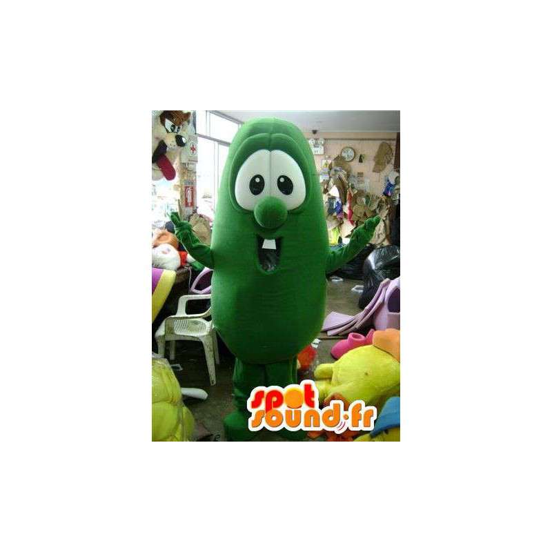 Grøn kartoffel maskot - Green space creature kostume -