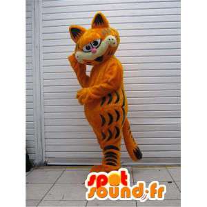 Mascotte Garfield célèbre chat de dessin animé - Costume Garfield - MASFR002785 - Mascottes Garfield