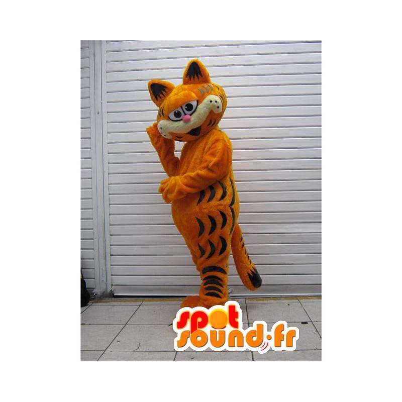 Garfield gato dos desenhos animados famoso mascote - traje Garfield - MASFR002785 - Garfield Mascotes