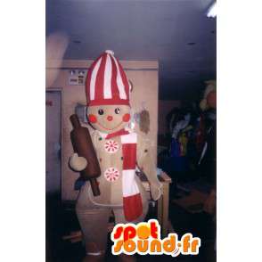 Maskottchen-förmigen Keks Koch - Disguise Plätzchen - MASFR002787 - Maskottchen von Backwaren
