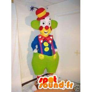 Giant Clown maskot - Circus kostume - Festlig kostume -