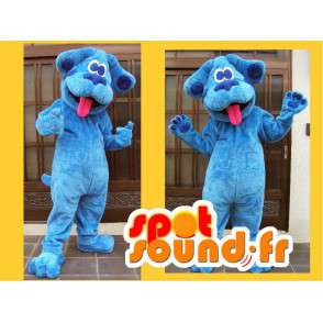 Tudo mascote azul cão - traje cachorro de brinquedo  - MASFR002814 - Mascotes cão