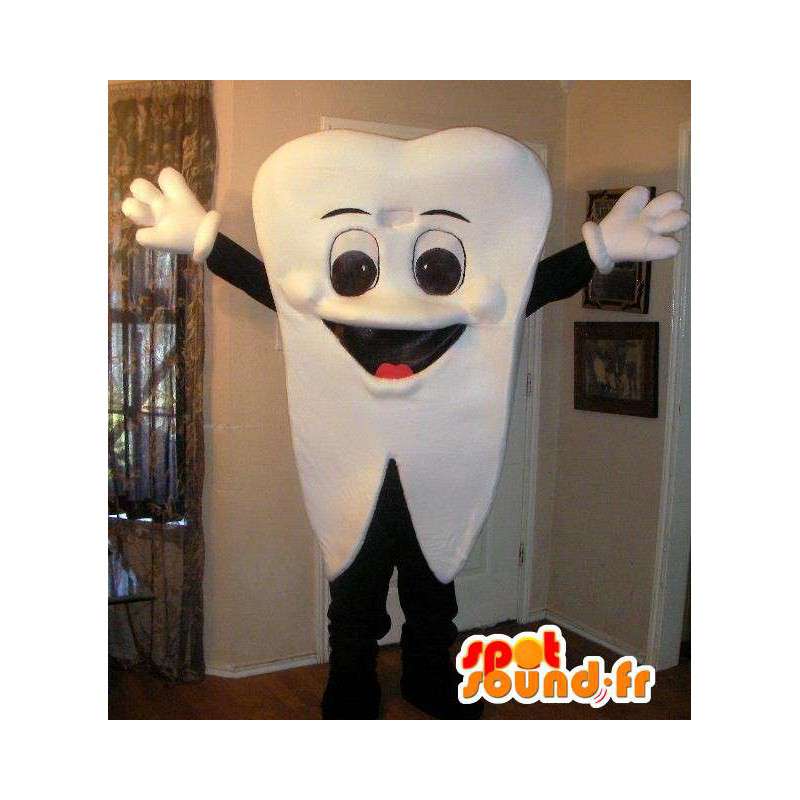 Tooth Mascot - Costume for a dentist and pharmacy - MASFR00232 - Mascots unclassified