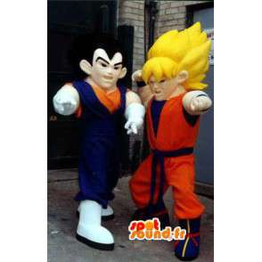 Dragon Ball manga maskotar - Pack med 2 Dragon Ball-dräkter -