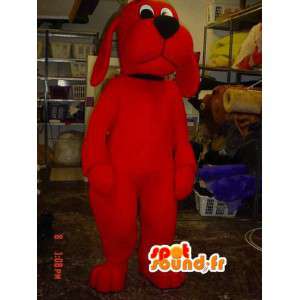 Red Dog Mascot - obří červený pes kostým - MASFR002923 - psí Maskoti