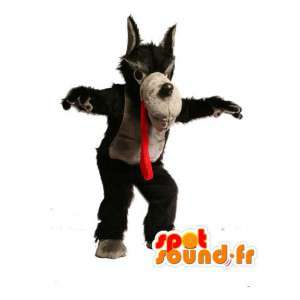 Maskottchen des Big Bad Wolf - Wolf Kostüm böse - MASFR002930 - Maskottchen-Wolf
