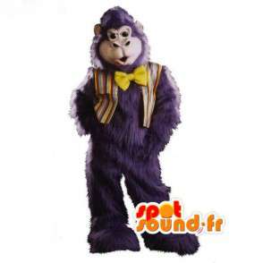 Gorilla mascot blue gray hairy all - Gorilla Costume - MASFR002933 - Gorilla mascots