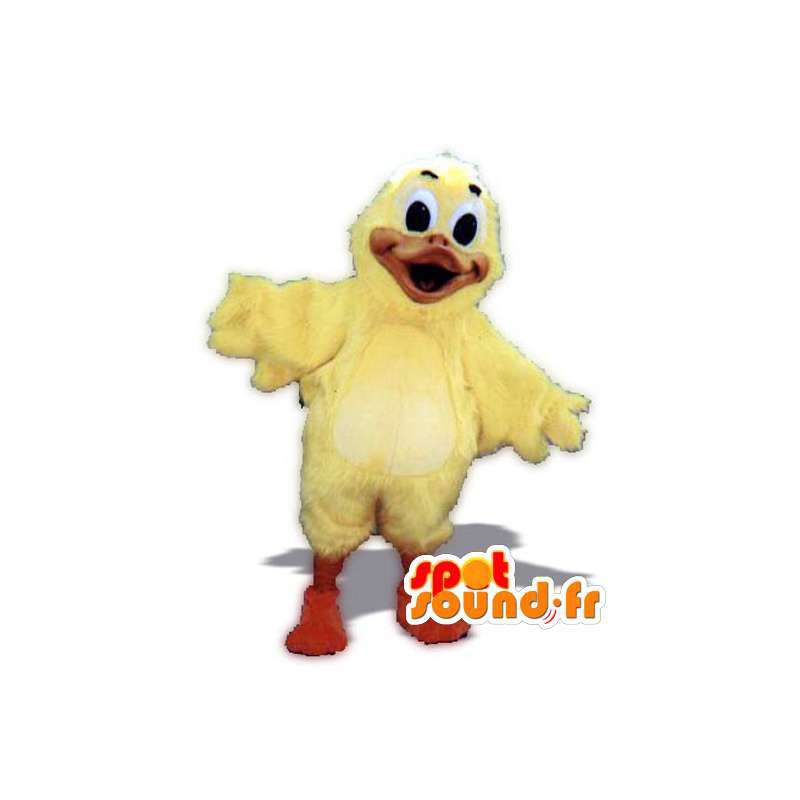 Pato amarillo de la mascota de la felpa - El gigante del traje de pato - MASFR002939 - Mascota de los patos