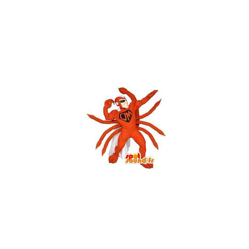 Superhero scorpion maskot - Scorpion kostume - Superhelt maskot - MASFR002943 - SpotSound.fr