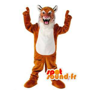 Plysch tiger maskot - Tiger kostym - Spotsound maskot