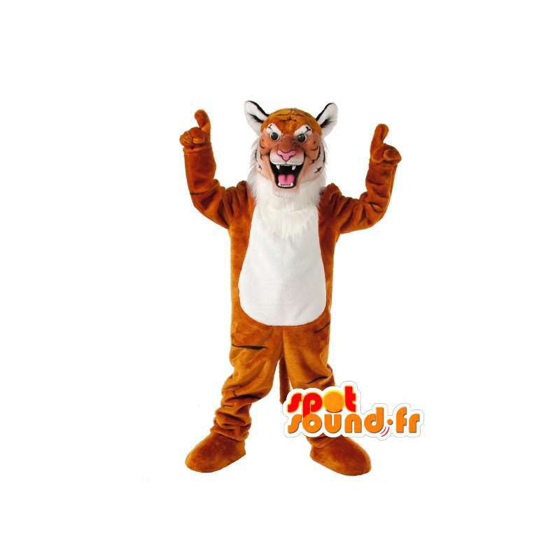 Tiger-Maskottchen Plüsch - Tiger Kostüm - MASFR002945 - Tiger Maskottchen