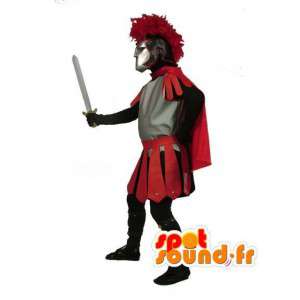 Gladiator-maskot med sit traditionelle tøj - Spotsound maskot
