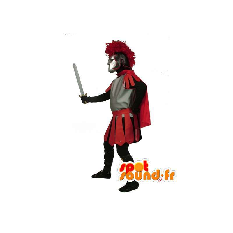 Gladiator-Maskottchen mit seinem traditionellen Kleid - MASFR002948 - Maskottchen der Soldaten