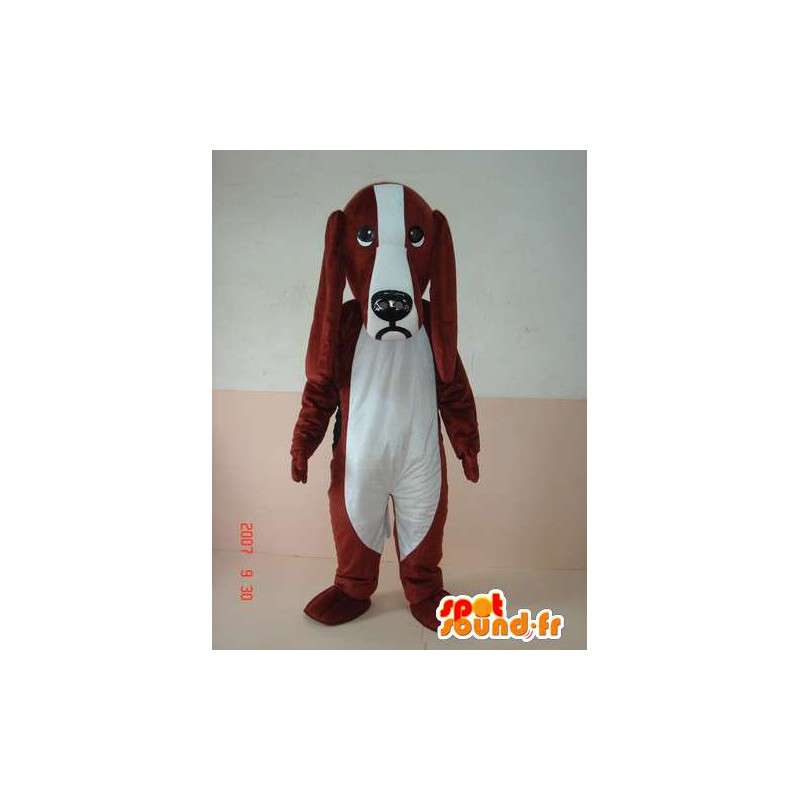 Mascot grande traje do cão da orelha - Basset Hound - Cocker - MASFR00236 - Mascotes cão