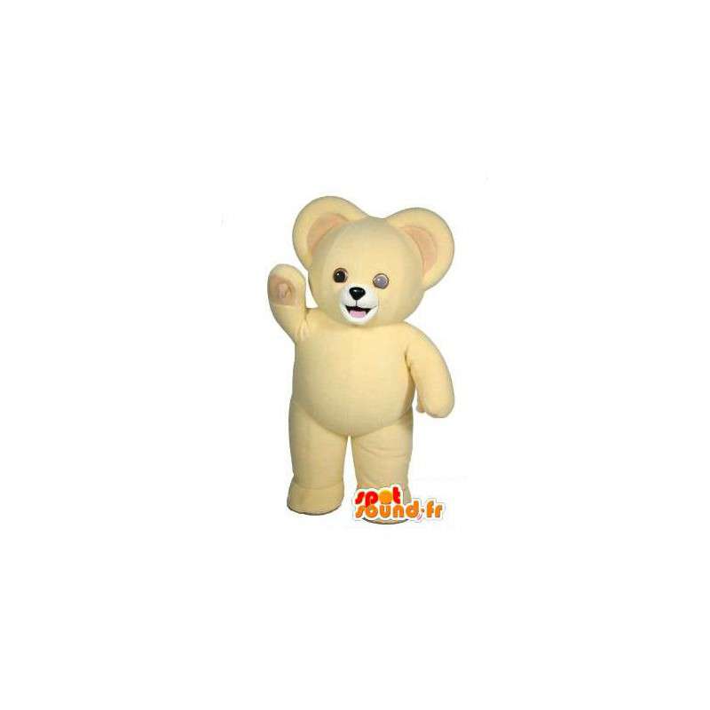 Mascotte de l'ours Cajoline, mascotte de lessive - Costume d'ours - MASFR002955 - Mascotte d'ours