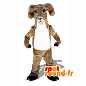 Pirinéus mascote cabra - marrom ram Disguise - MASFR002981 - Mascotes e Cabras Goats