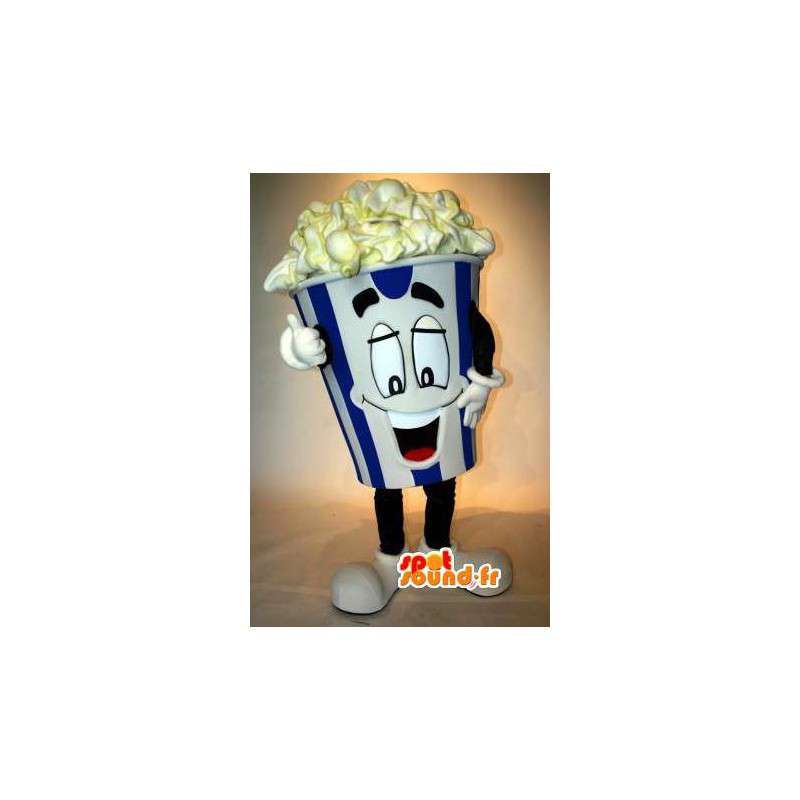 Disfraz de mascota de cono de palomitas de maíz Tamaño L (175-180 CM)