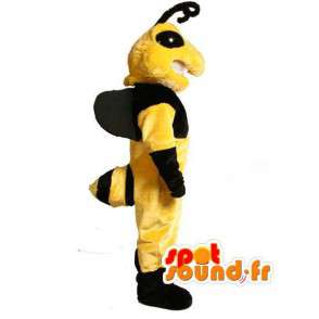 Mascotte de guêpe jaune et noire - Déguisement de guêpe - MASFR002986 - Mascottes Insecte