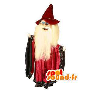 Mascot Merlin - guidata costume - MASFR002993 - Famosi personaggi mascotte