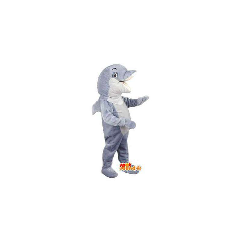 Μασκότ Flipper το δελφίνι - γκρι κοστούμι δελφίνι  - MASFR002998 - Dolphin μασκότ