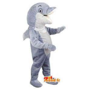 Mascot Flipper delfin - delfin grå Costume  - MASFR002998 - Dolphin Mascot