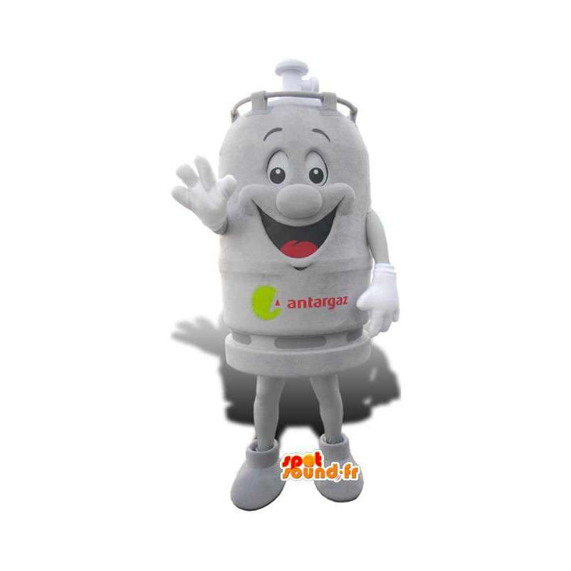 Bus mascotte witte gas - gasfles Disguise - MASFR003010 - mascottes objecten