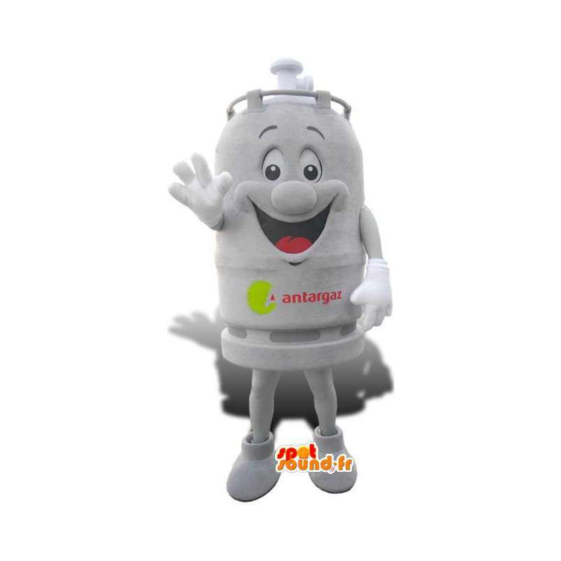 Mascot gas canister white - Disguise gas cylinder - MASFR003010 - Mascots of objects