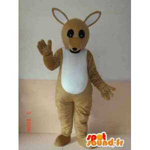Mascot Kangaroo Australia - harmaa perusmalli - Express - MASFR00239 - kenguru maskotteja