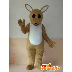 Australian Kangaroo maskot - Basic grå modell - express -