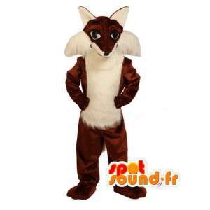 Brown fox maskot plysch - Fox kostym - Spotsound maskot