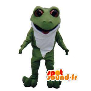 Grüner Frosch-Maskottchen Plüsch - Frosch-Kostüm - MASFR003019 - Maskottchen-Frosch